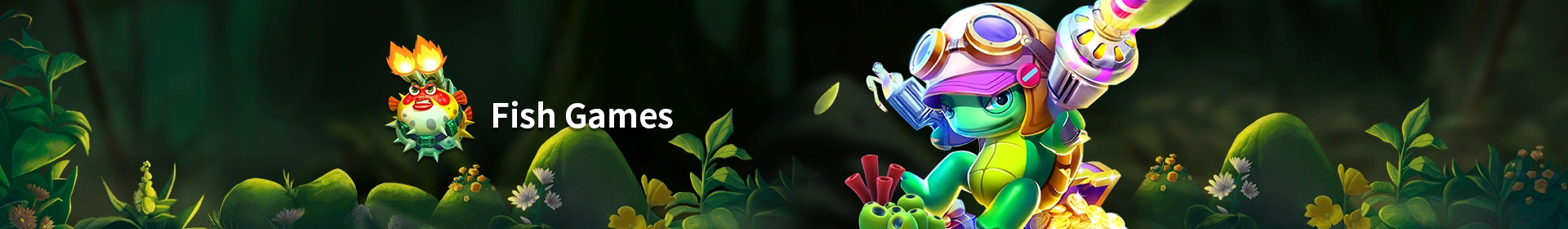 PHPOPULAR fishing game lobby with vibrant underwater design